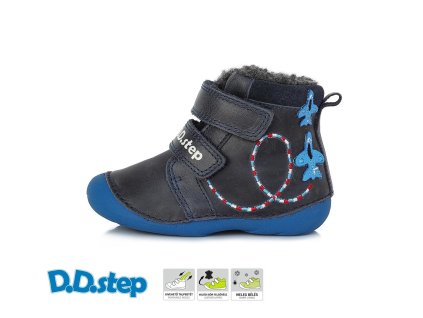 Zimní obuv D.D.Step W015-376 Royal Blue (Velikost 20)