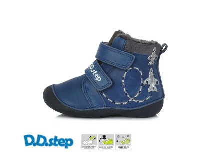 Zimní obuv D.D.Step W015-376A Bermuda Blue (Velikost 20)