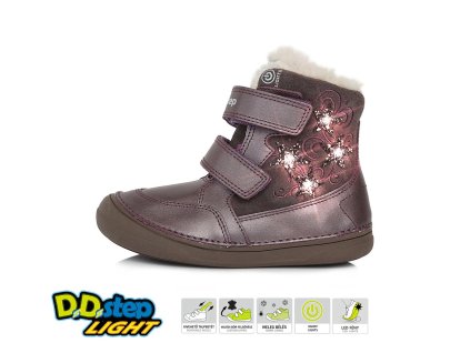 Zimní obuv D.D.Step W078-320AM Chocolate (Velikost 26)