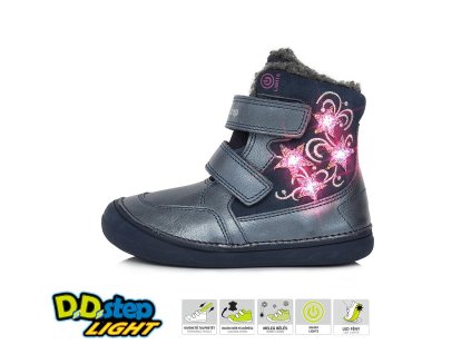 Zimní obuv D.D.Step W078-320BM Royal Blue (Velikost 26)