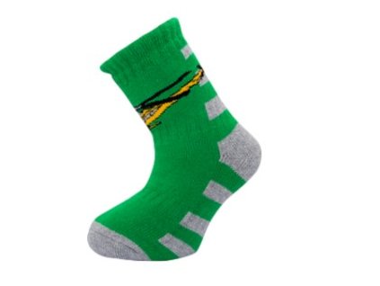 THERMO ponožky NOVIA 1526 letadlo, zelené (Velikost 24-26)