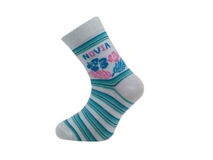 DĚTSKÉ PONOŽKY Novia 1542 tyrkysové (Velikost 27-29)