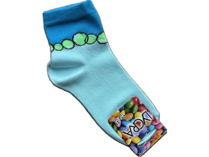 Dětské ponožky Novia 1503 bublinky tyrkysové (Velikost 24-26)