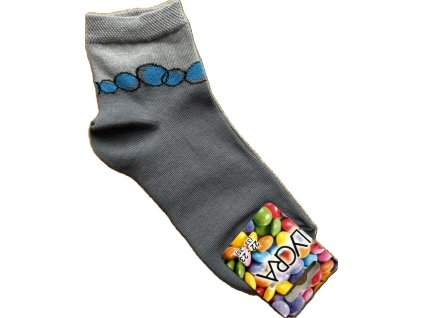 Dětské ponožky Novia 1503 bublinky šedá (Velikost 24-26)