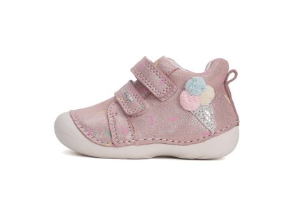 Celoroční obuv D.D.STEP S015-51219B Metallic Pink růžová zmrzlina (Velikost 20)