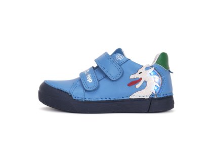 Celoroční obuv D.D.STEP S068-51124B Bermuda Blue blikací (Velikost 25)