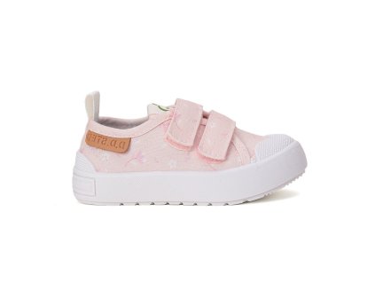 Plátěné tenisky D.D.step C096-51514 Baby pink (Velikost 20)
