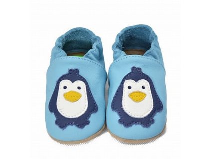 Capáčky baBice BA-079 Azurový tučňák - SOFT SOLE (Velikost 18-19)