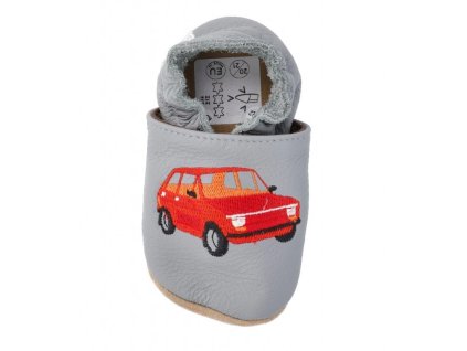 Capáčky baBice MBE-037 Fiat auto - Barefoot (Velikost 20-21)