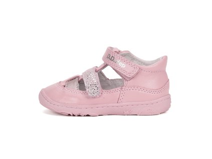 Letní barefoot sandály D.D. STEP H077-51332C růžová (Velikost 20)