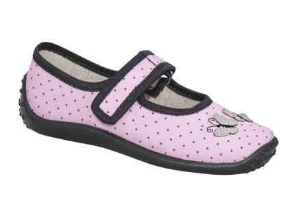 Dětské bačkorky Zetpol Julia růžová (Velikost 26)
