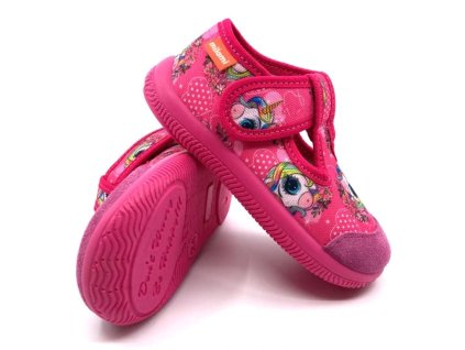 Bačkory Milami 226-2 Cute Fuxia (Velikost 23)