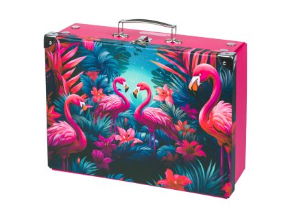 skladaci skolni kufrik plamenaci s kovanim