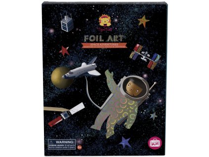 Kreativní sada Tiger Tribe Foil Art Space Adventures