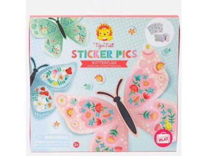 64510 2 sticker pics butterflies