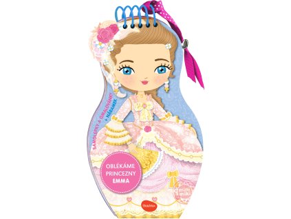 oblekame panenky princezna emma omalovanky