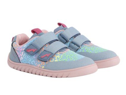Lurchi Benny Barefoot Light Blue/Pink – dětské tenisky