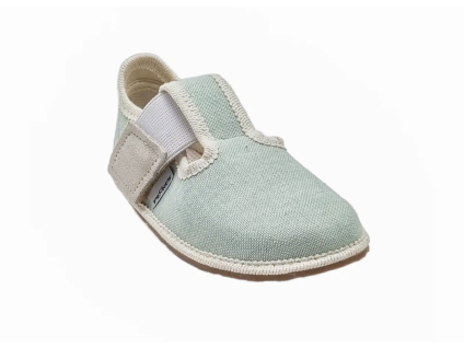 Chlapecké barefoot bačkory PEGRES SBF 06U mint (Velikost 32)