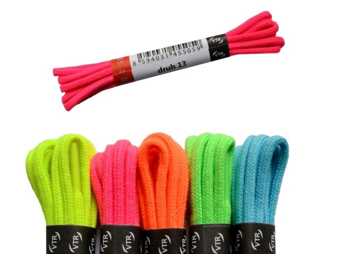 Tkanička kulatá neon 80cm (Barva Modrá, Velikost 80 cm)