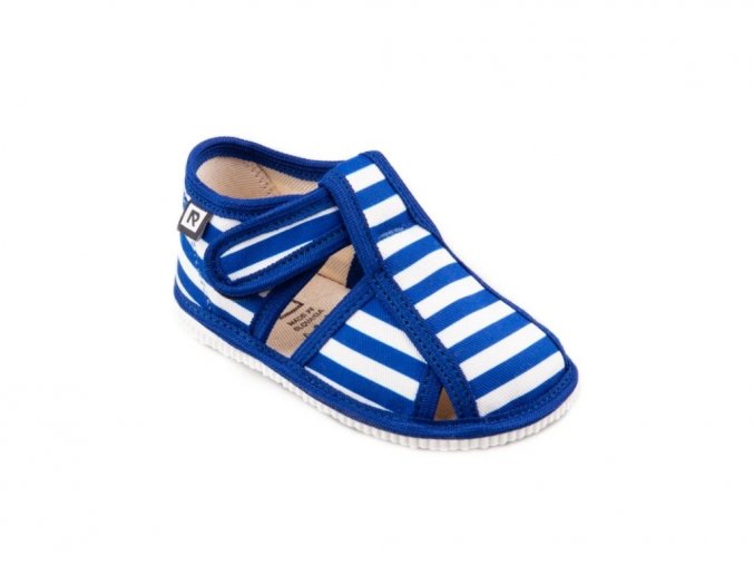 Domácí obuv RAK 100015-3 MP modrý proužek (Velikost 19)