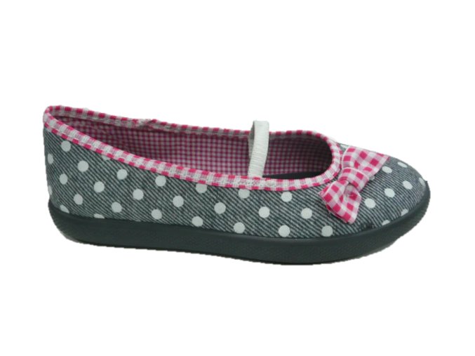 Domácí obuv 3F puntík 4LB-P/3 (Velikost 30)