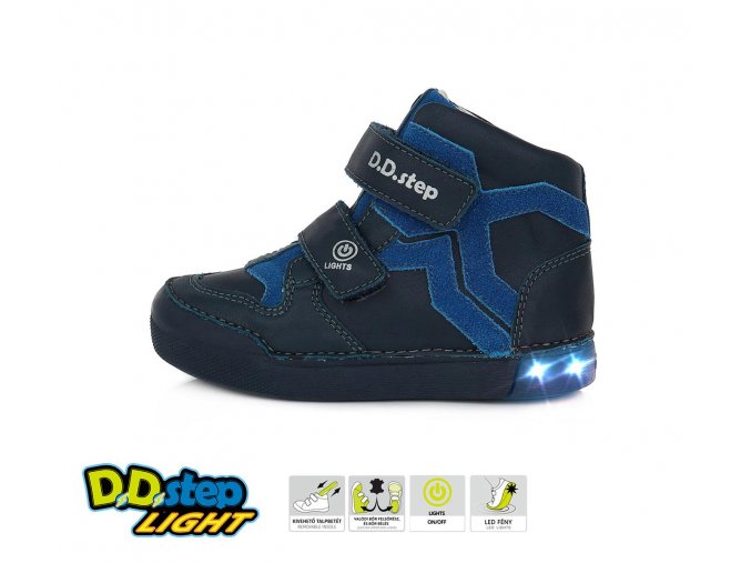 Celoroční obuv D.D.STEP A068-577M Bermuda Blue (Velikost 31)