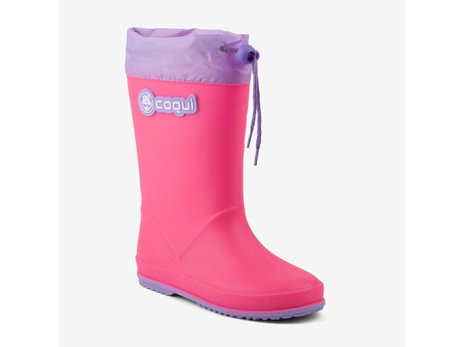 Holínky COQUI 8509 fuchsia/lila (Velikost 35)