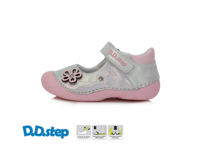 D.D. STEP sandálky H015-41298 SILVER