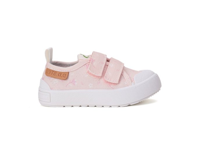 Plátěné tenisky D.D.step C096-51514 Baby pink (Velikost 31)