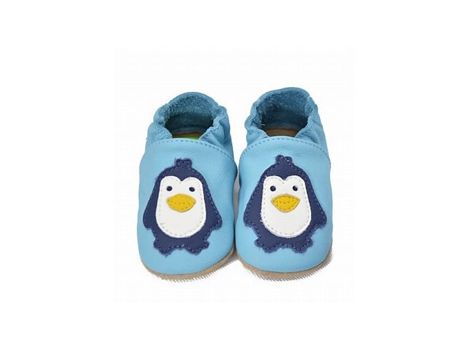 Capáčky baBice BA-079 Azurový tučňák - SOFT SOLE (Velikost 18-19)