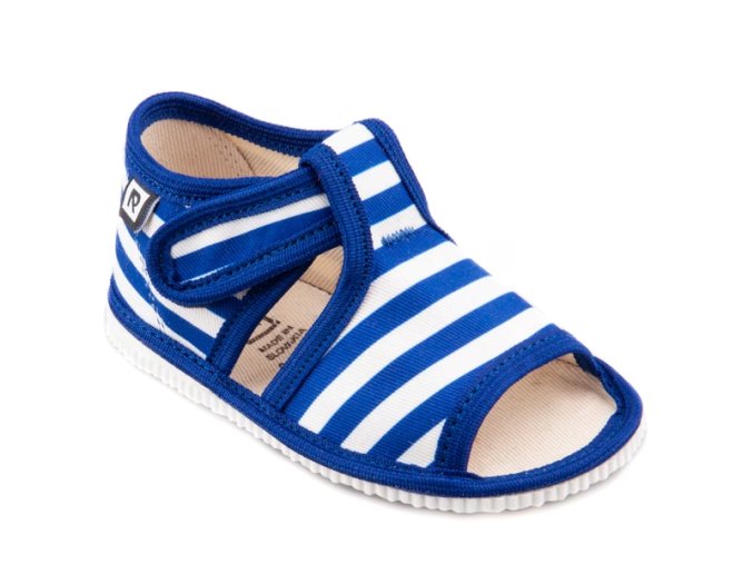 Domácí obuv RAK 100014-3 MP modrý proužek (Velikost 23)