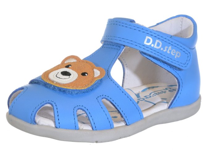 D.D.STEP dětské sandály G075-51284B Calypso Sky (Velikost 21)