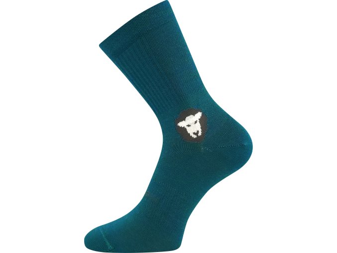 Barefootan merino modro zelena