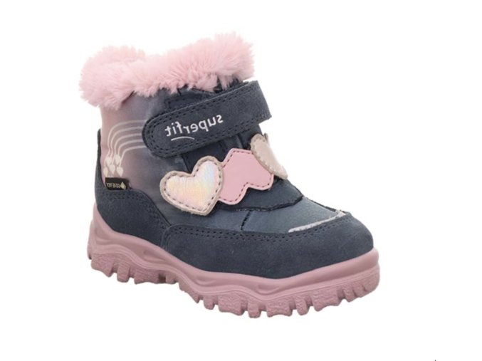 Zimní obuv Superfit Husky+ Blau/Rosa 1-006061-8000 s membránou Gore-Tex