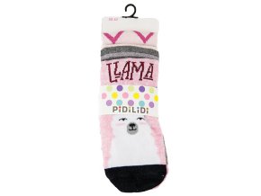Ponožky dívčí 3pack lama (Velikost 27-30)