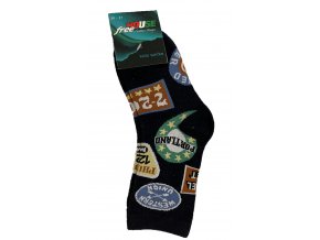 Dětské ponožky WESTERN - tmavě modrá (Velikost 24-26)