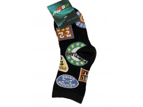 Dětské ponožky WESTERN - černá (Velikost 24-26)