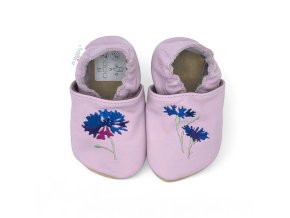 Capáčky baBice MBE-042 Chrpa -Barefoot (Velikost 18-19)