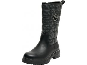 Vysoké kozačky TOM TAILOR - black (Velikost 38)