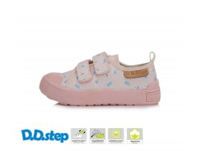 D.D.STEP plátěné tenisky CSG-41841AM Baby Pink (Velikost 22)