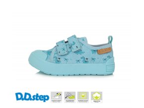 D.D.STEP plátěné tenisky CSB-41812M Sky blue (Velikost 22)