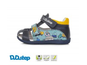 D.D.STEP dětské sandály G075-41154 Royal blue (Velikost 24)