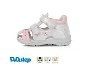 D.D.STEP dětské sandály G064-41911 Silver (Velikost 20)