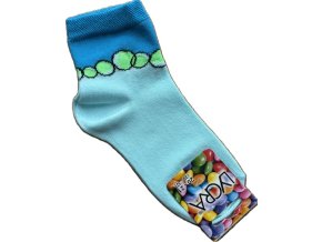Dětské ponožky Novia 1503 bublinky tyrkysové (Velikost 33-35)