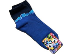 Dětské ponožky Novia 1503 bublinky modré (Velikost 33-35)