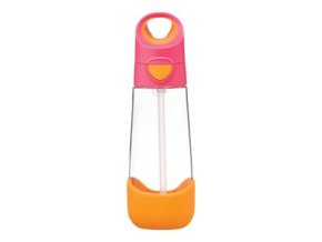 61282 61282 61282 61282 61282 61282 lahev na piti s brckem 600 ml ruzova oranzova