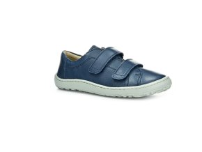 Celoroční barefoot kožené boty Froddo G3130240-36 blue (Velikost 23)