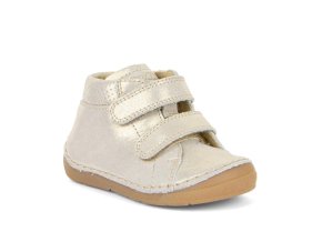 Celoroční kožená obuv Froddo Paix Up G2130348-1 gold shine (Velikost 23)