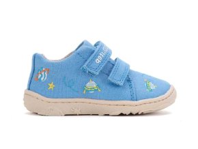 D.D.step plátěné barefoot tenisky C077-51663 Bermuda Blue