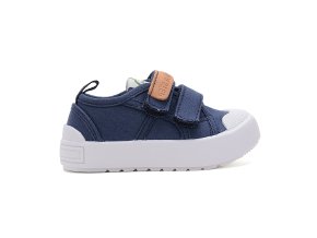 Plátěné tenisky D.D.step C096-51314A Royal Blue (Velikost 22)